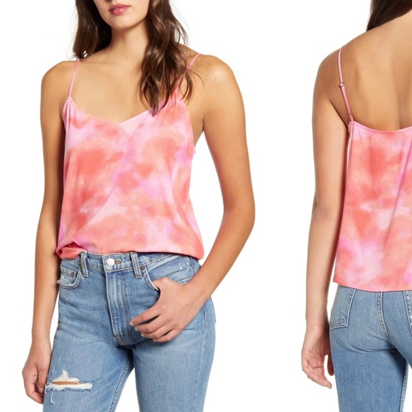 NWT TieDye Leith Sexy Camisole Coral Calypso S - Picture 2 of 9